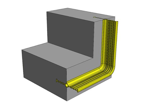 Water stopper installation at Retaining Wall, water stopper joining  procedure